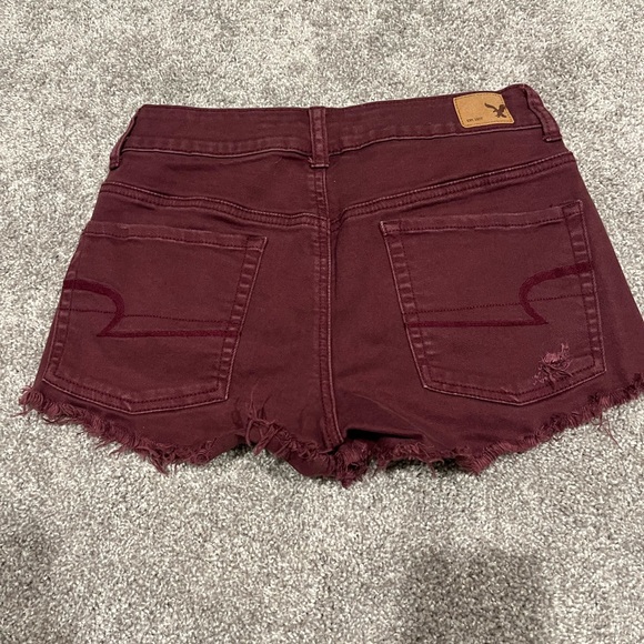 American Eagle Distressed Stretch Jean Shorts - Picture 2 of 3